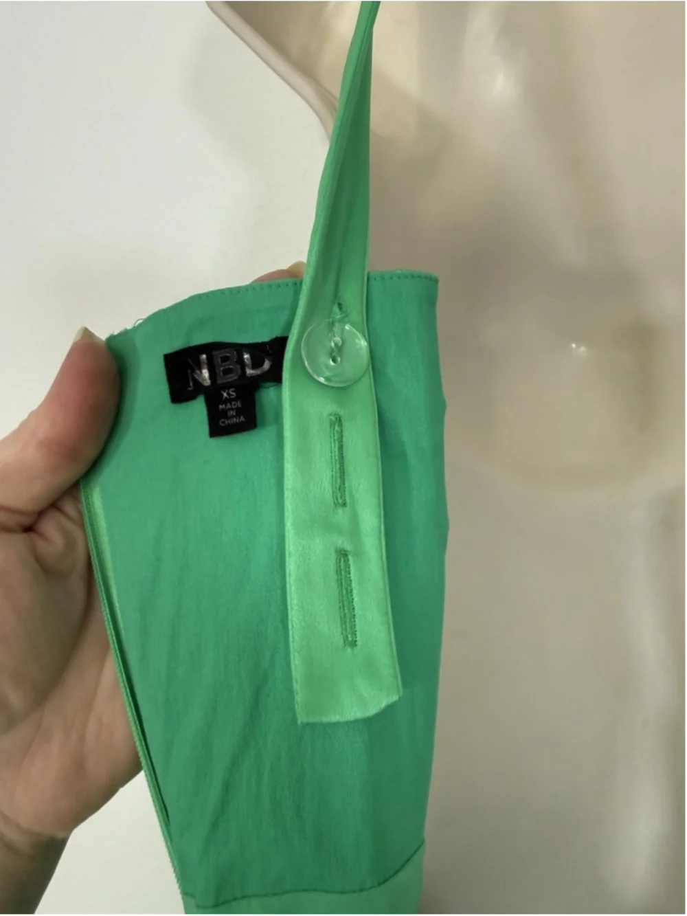 NBD Elodie Maxi Dress Gown In Green $288 XS Formal Corset Cocktail Party Prom